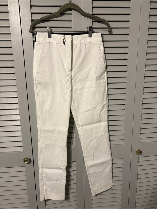 Zara Pants - Zara White Straight-Leg Pants